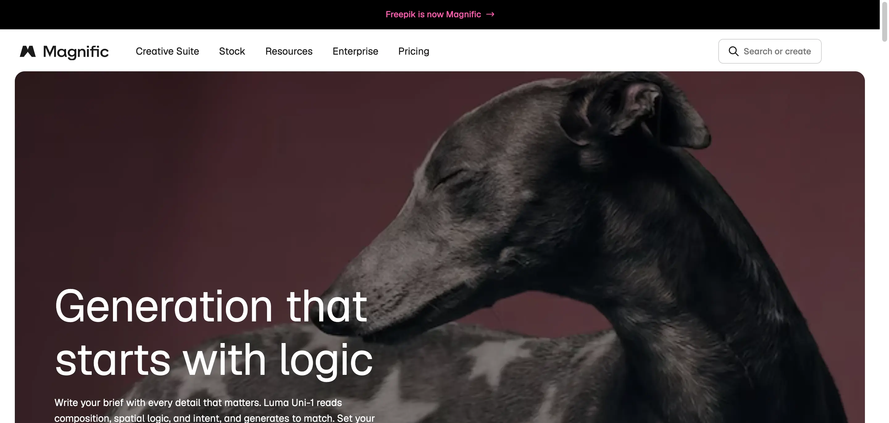 Magnific AI Image Generator product screenshot