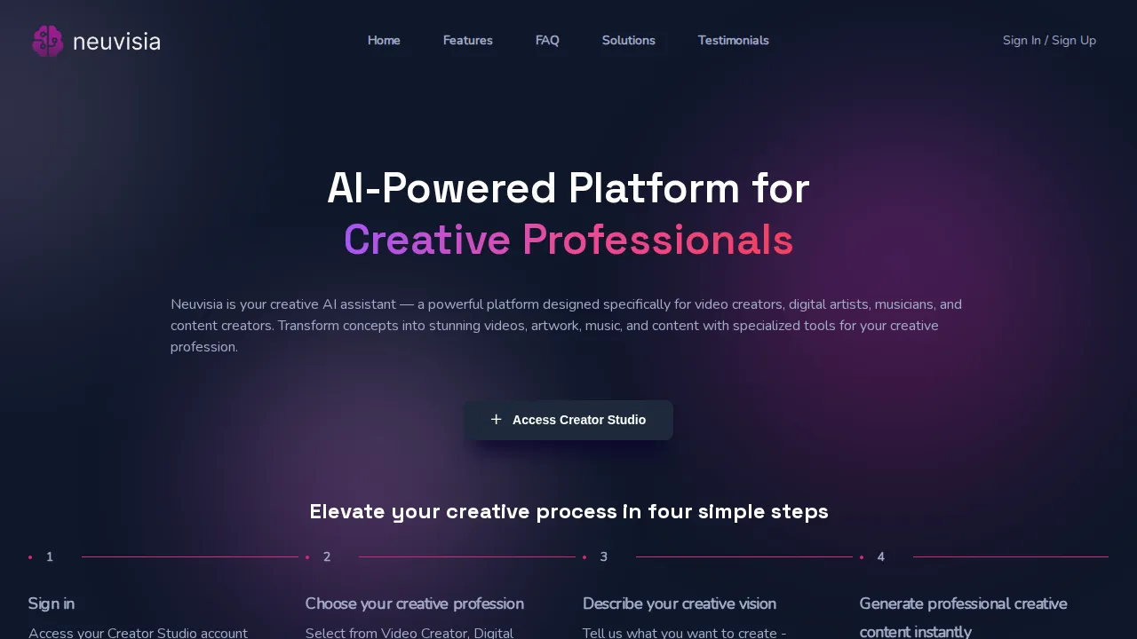 Neuvisia AI Art Generator product screenshot