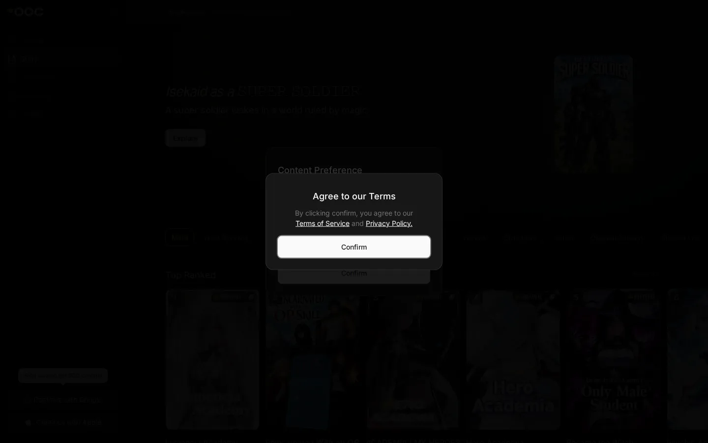 OOC Chatbots & Virtual Companions product screenshot
