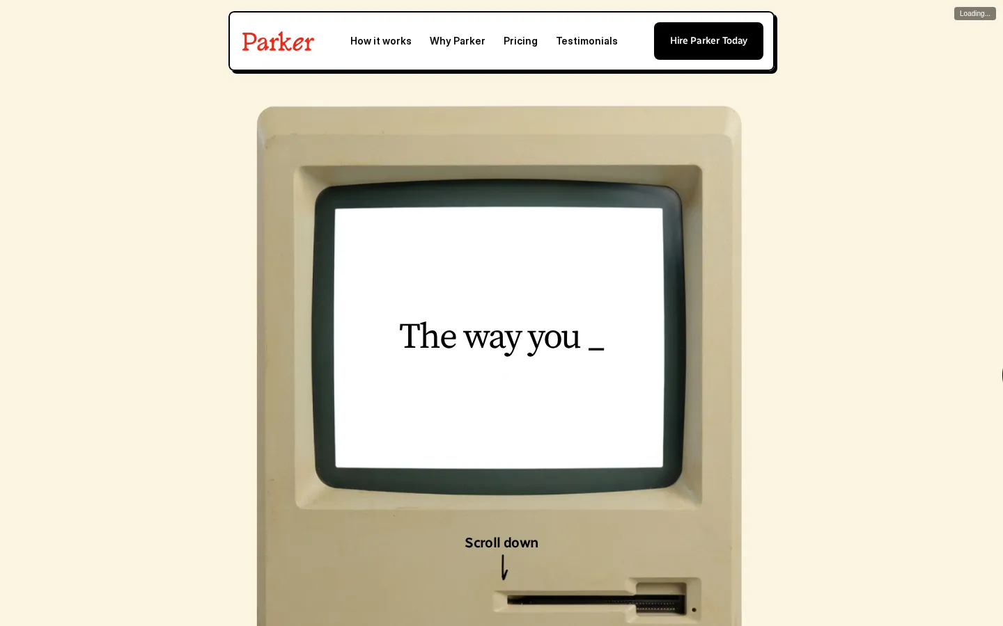 Parker AI Ad Creative product screenshot