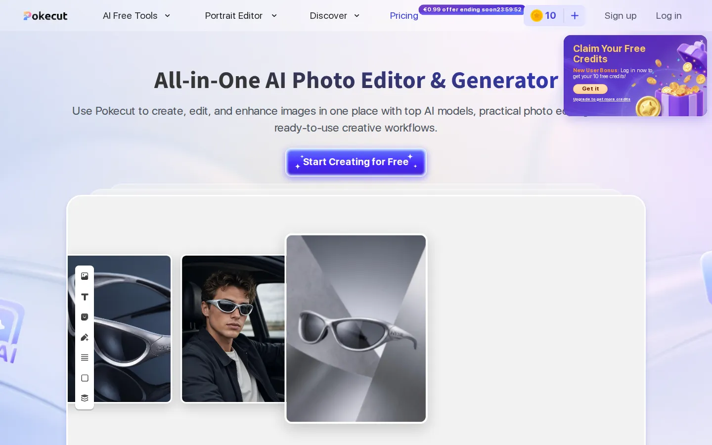 Pokecut AI Background Remover product screenshot