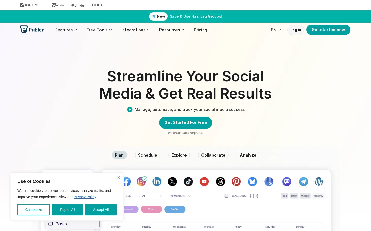 Publer AI Marketing product interface screenshot