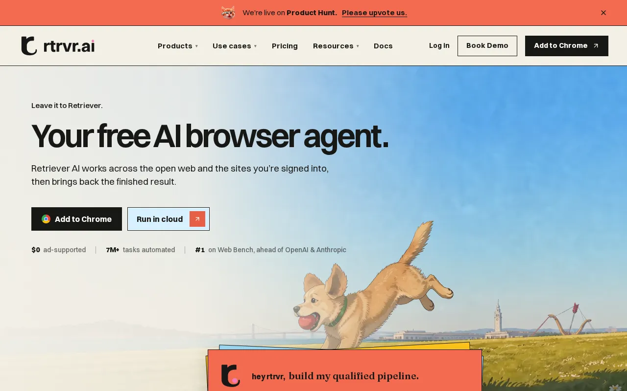 Retriever AI AI Workflow product screenshot