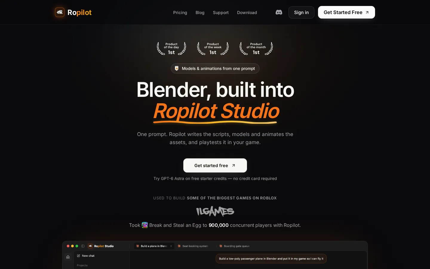 Ropilot AI Code Assistant product screenshot