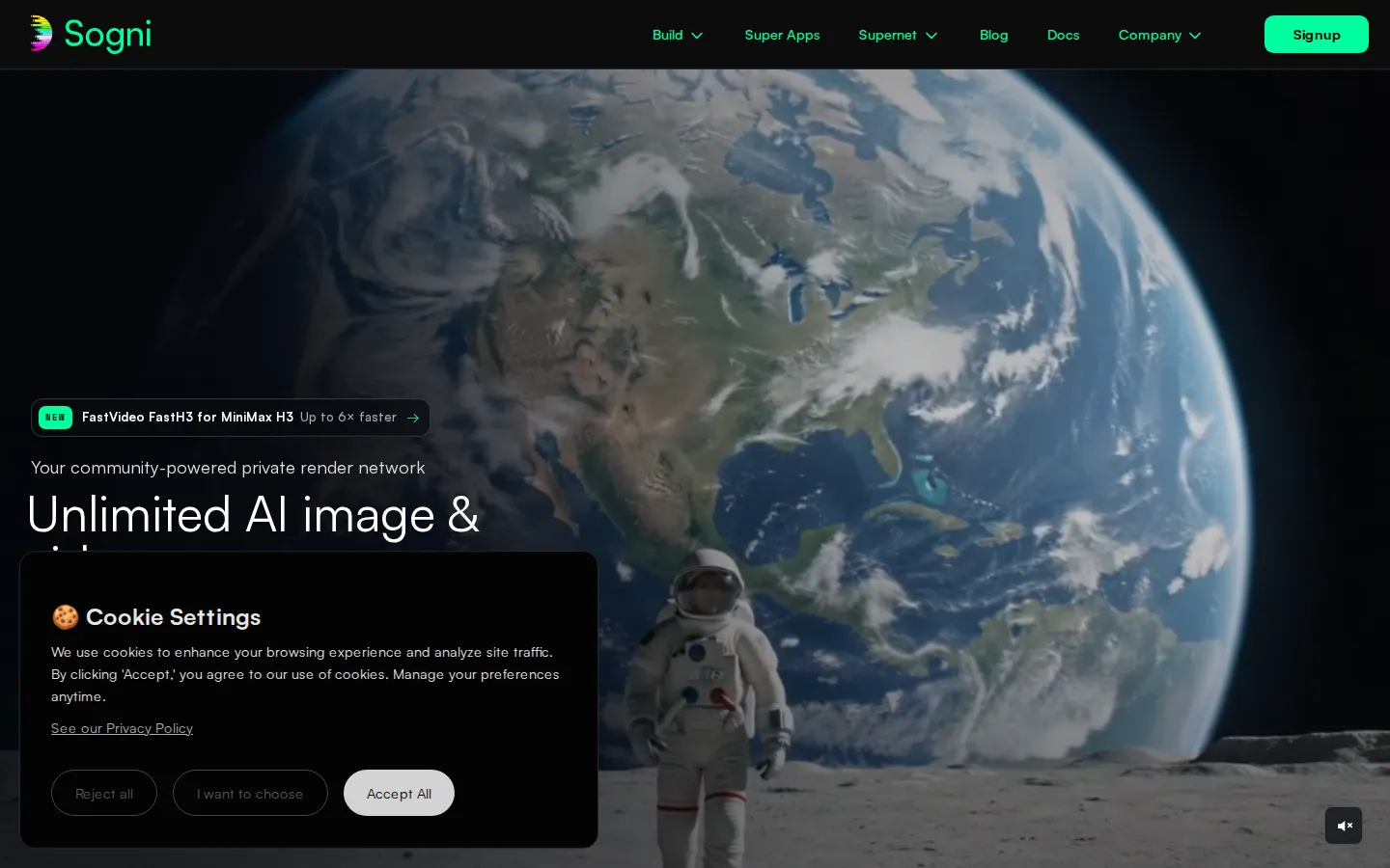 Sogni AI AI Image Generator product interface screenshot