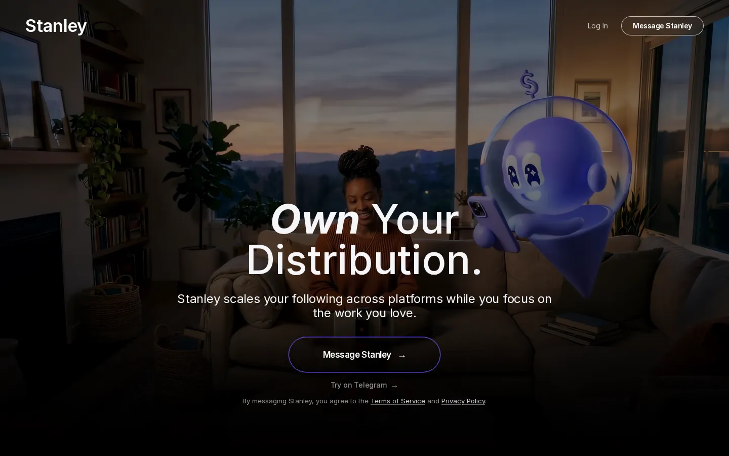 Stanley AI Marketing product interface screenshot