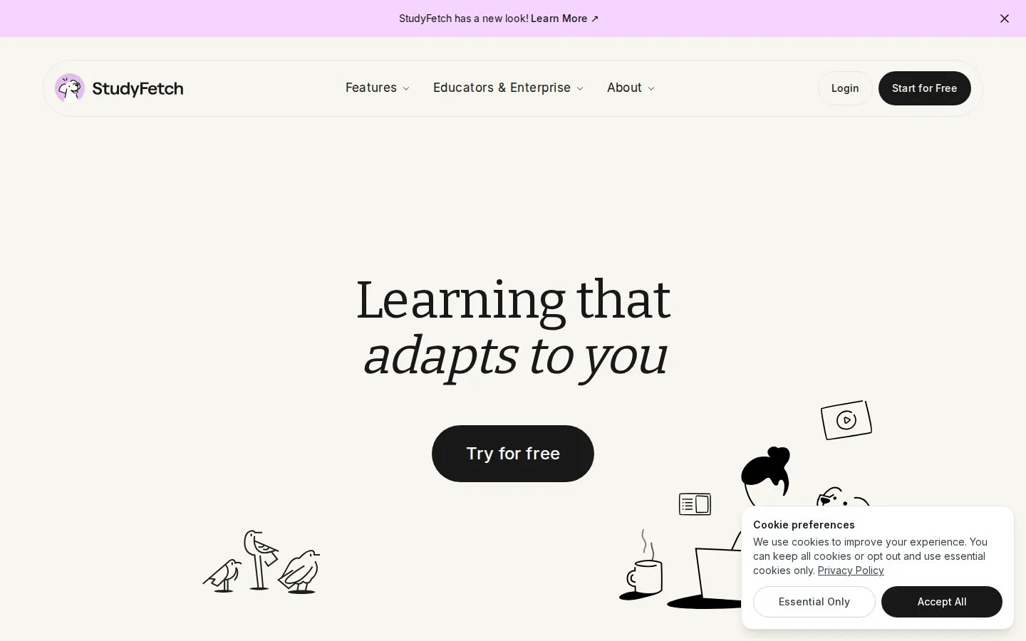 StudyFetch Education & Translation product screenshot