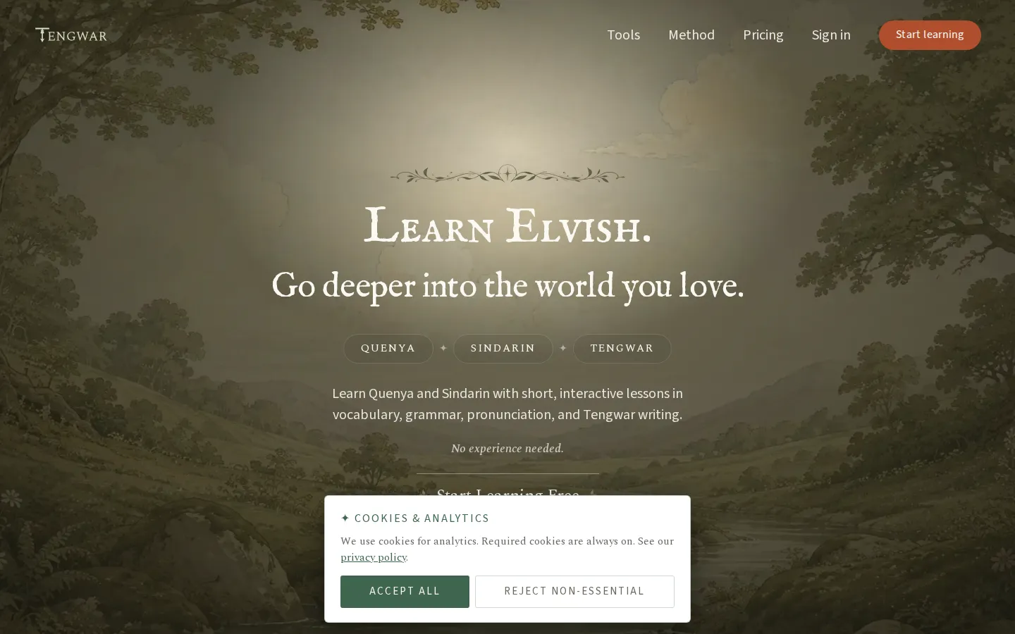 Tengwar Education & Translation product screenshot