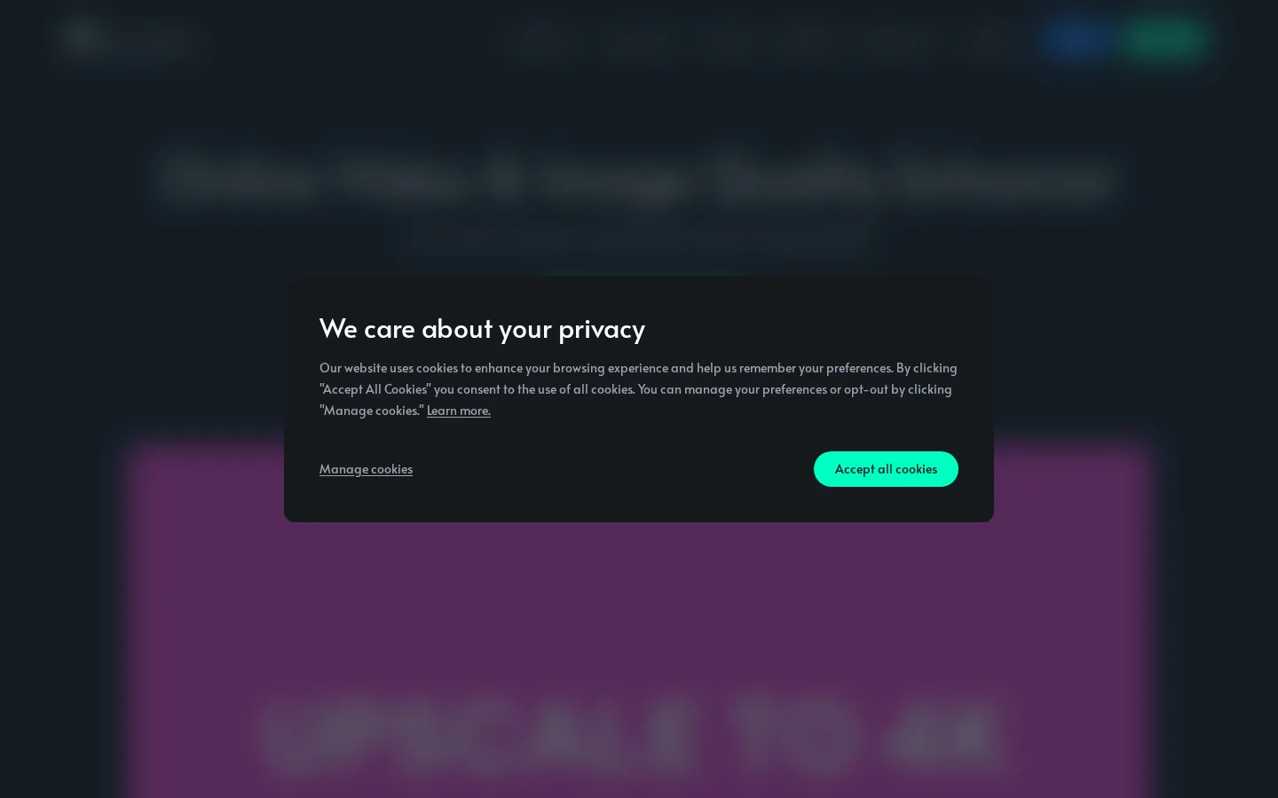 TensorPix AI Image Upscaler product screenshot