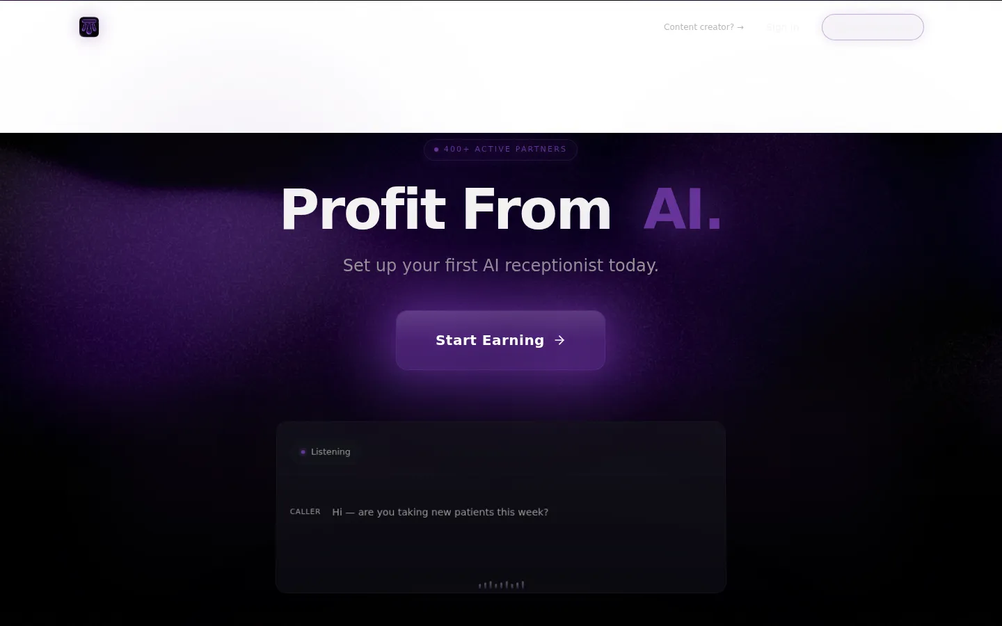 Ulio AI Voice Assistants product interface screenshot