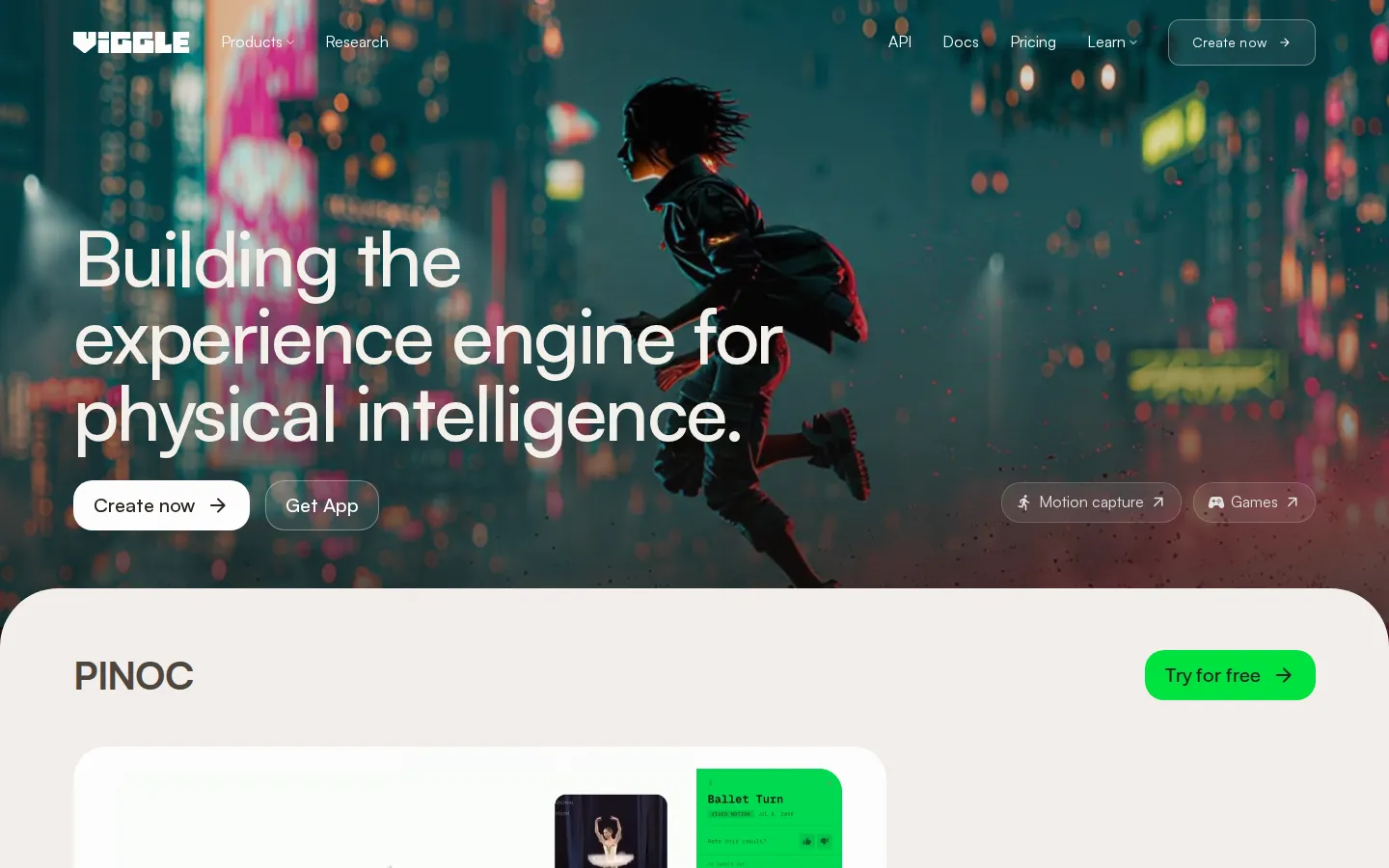 Viggle AI Video Generator product interface screenshot