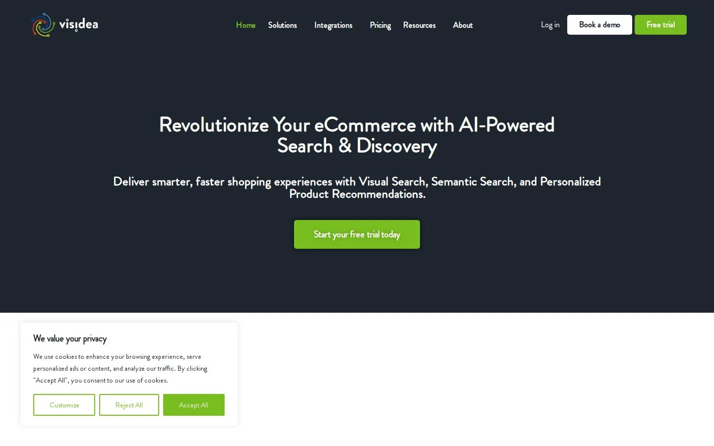 Visidea AI Sales product screenshot