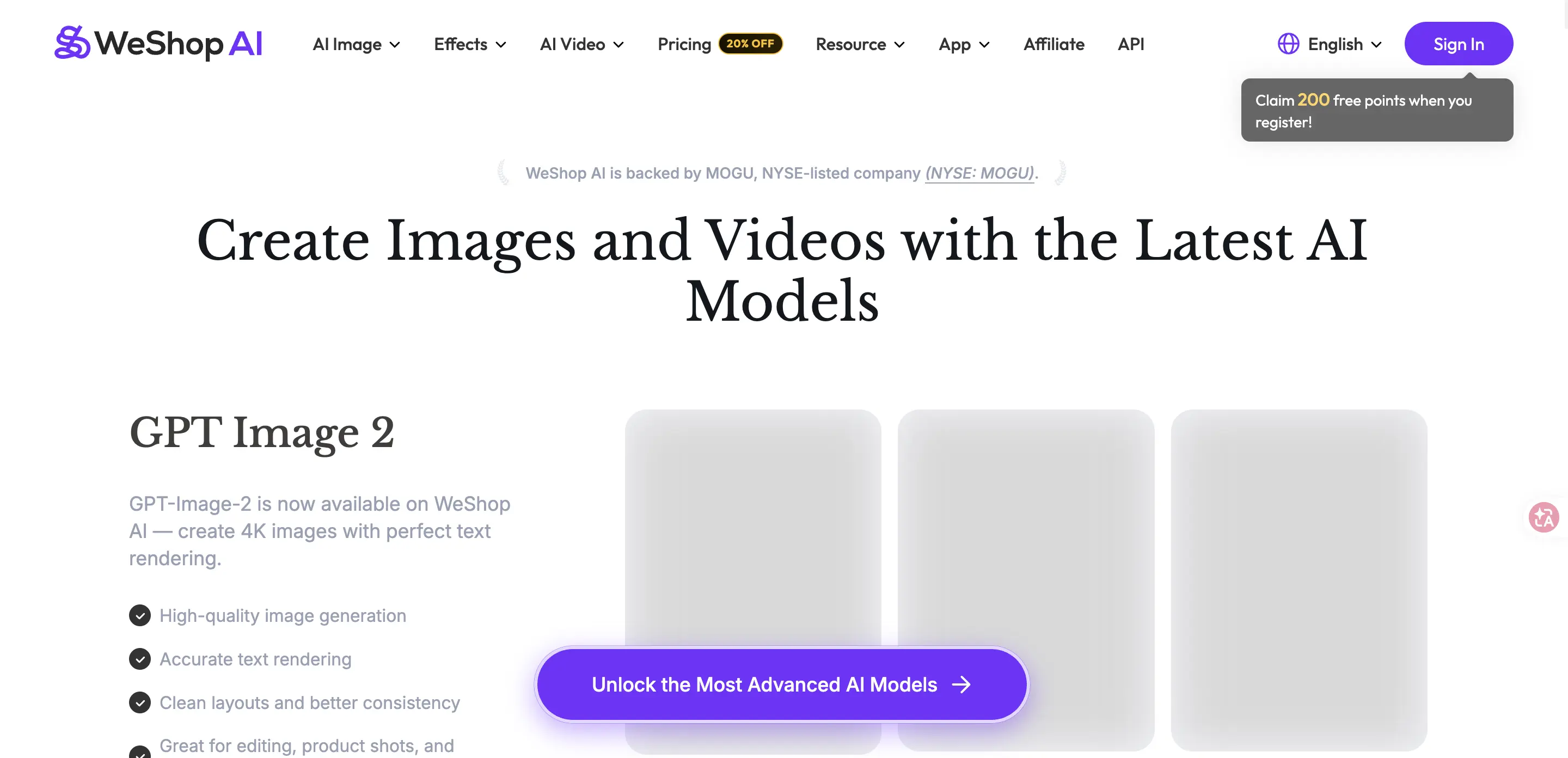 WeShop AI AI Ad Creative product screenshot
